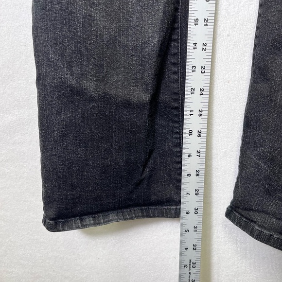 NYDJ Not Your Daughters Jeans Black Straight Flap Pocket Jeans Womens 4 2362 - Picture 6 of 10